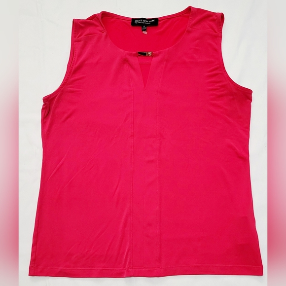 Jones New York sleeveless Red top Size medium - Picture 1 of 8